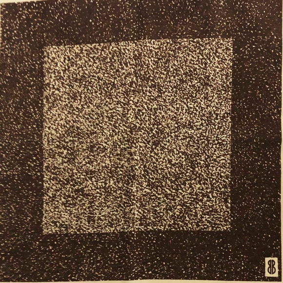 Vintage Bill Blass Cotton Twill Dinner Napkins 5pc Set HTF Retro - Picture 4 of 5